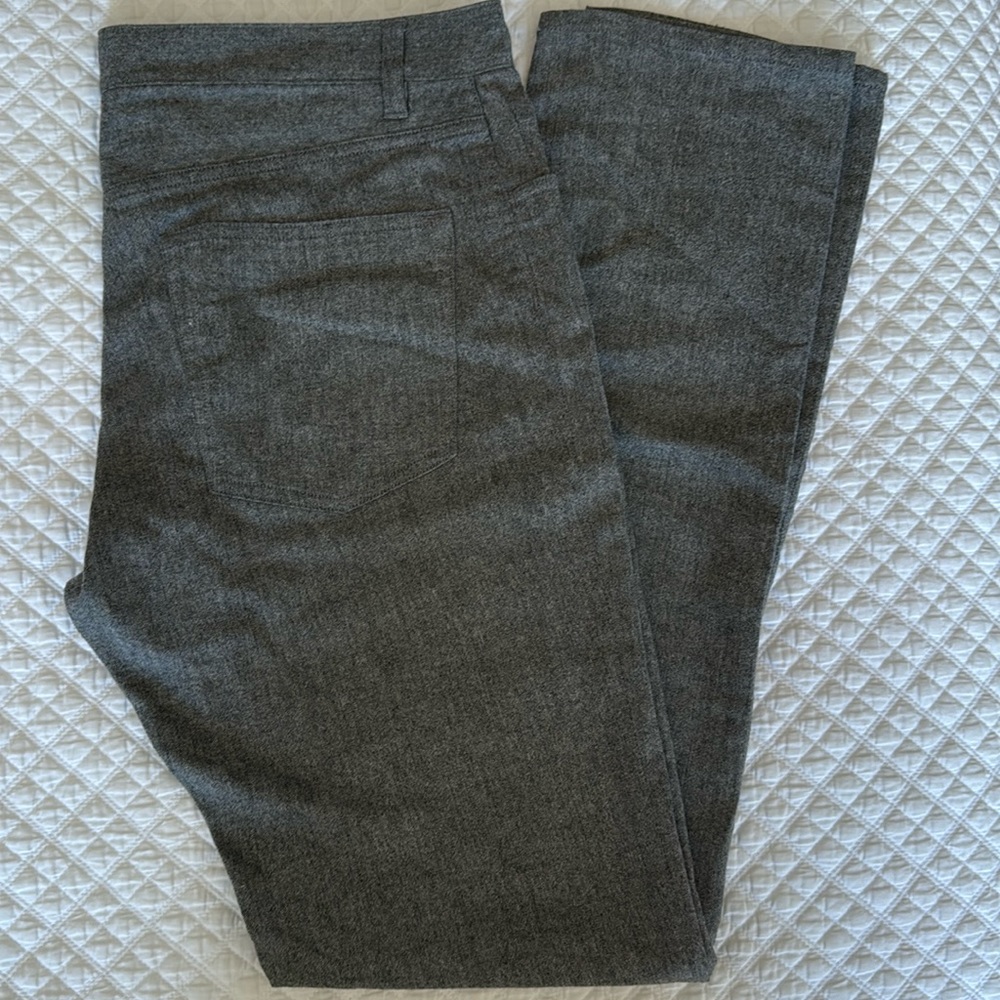 Theory Grey Haydin Brushed Flat Front Jeans/Pants 31x31